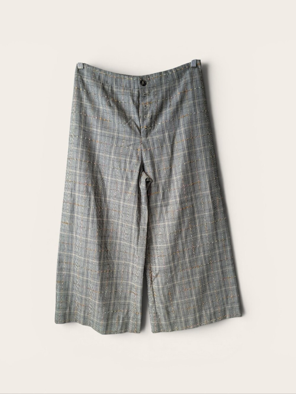 Anthropologie Roma Plaid Chenille Trousers - Picture 2 of 7